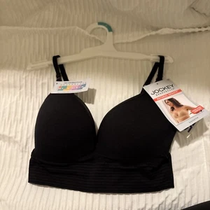 Jockey Generation Women's Size S Natural Beauty Bralette Bra Black Padded - Picture 1 of 6