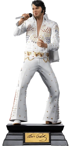 Elvis Presley 1973 Aloha from Hawaii 1:10 Scale statue iron studios Sideshow Cover