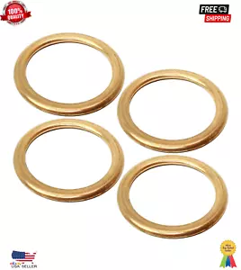 4-Pack Exhaust Pipe Gaskets for Kawasaki Ke1000 Police KZ1000P 1996-2003 2005 - Picture 1 of 2