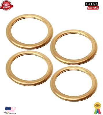 Paquete de 4 juntas de tubo de escape para Kawasaki Ke1000 Police KZ1000P 1996-2003 2005 Foto 1 de 2