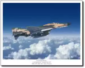 F-4E PHANTOM II - "JACK OF ALL TRADES" by Mark Karvon - Aviation Art Print - Picture 1 of 2