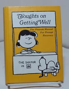 Thoughts on Getting Well by Charles M Schultz - Hallmark - 1968 - Picture 1 of 2