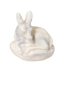 Pearlite Marblecraft Deer Doe Fawn Carved Figurine 2" Handcrafted Canada - Picture 1 of 5
