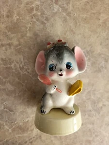 Vintage Ceramic"I'm sorry" Mouse Japan.4.5" high 3" wide Good condition. Japan  - Picture 1 of 6