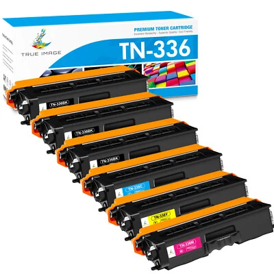 6PK Compatible Brother TN-336 TN336 Toner HL-L8350CDW MFC-L8850CDW MFC-L8600CDW - Image 1 of 4