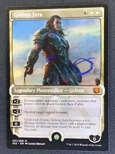 Gideon Jura 001/008 Mythic Rare Non Holo Signature Spellbook MTG - Picture 1 of 2