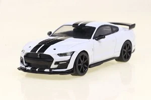Shelby Mustang GT500 Stripes Black White - Imagen 1 de 1