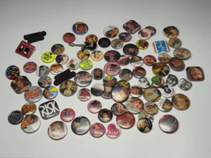 Large Lot (83) Howard Jones Pin Badges Various Sizes 1980s 1990s Human's Lib - Picture 1 of 16