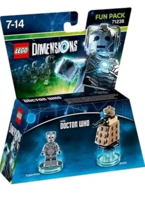 x6 Lego Dimensions 71238 Doctor Who Cyberman & Dalek SEALED BOX RARE Retired - Image 1 of 4