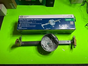 Commercial Electric Ceiling Fan Support Box with Brace Kit 1-1/2 in. X 4" 398992 - Picture 1 of 2