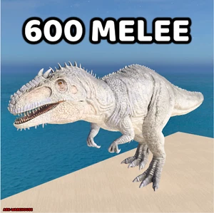 Top Stat Giganotosaurus - 600 Melee Giga - Ark Survival Ascended PVE - Picture 1 of 7