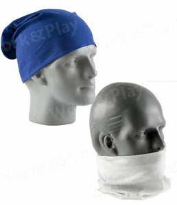 SCALDACOLLO BANDANA FREEDOM UOMO DONNA POLIESTERE MULTIUSO ROYAL BIANCO - Foto 1 di 3