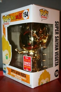 SUPER SAIYAN VEGETA GOLD CHROME - FUNKO POP DRAGONBALL Z #154 - RARE VAULTED - Imagen 1 de 9