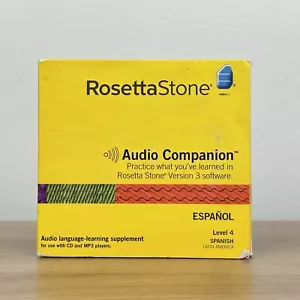Rosetta Stone Italian Level 4 Audio Companion CD Rom Language Learn Success - Picture 1 of 6