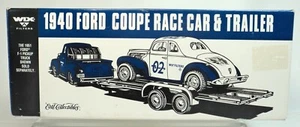 Ertl Company Wix Filters 1940 Ford Coupe Race Car & Trailer ~ NIB - Picture 1 of 6