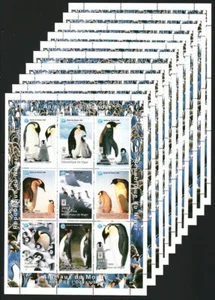 Niger 1998 Wholesale Lot Of 10 Stamps Sheets Penguins Ocean Year MNH #W12957 - Picture 1 of 2
