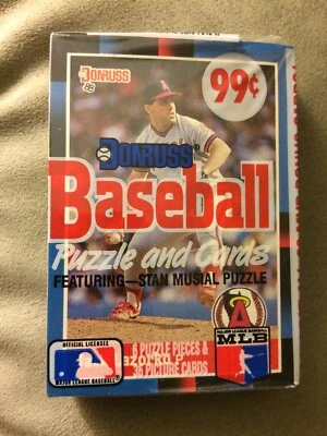 1988 Donruss Cello Pack Jack Lazorko Angels (Top) Garth Iorg Blue Jays (Back) - Image 1 of 2