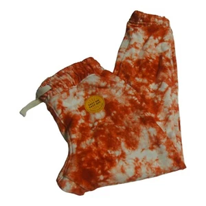 Cat & Jack Girls Size XS Jogger Sweatpants Drawstring Copper Tie Dye - Picture 1 of 9
