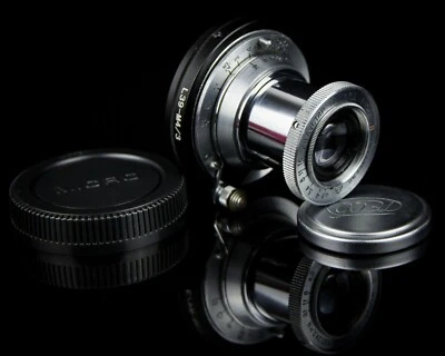 Soviet Lens INDUSTAR - 50 f 3.5/50 mm  Mount M39 - Micro M4/3 Olympus Panasonic - Image 1 of 4