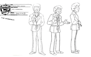 Beverly Hills Teens 1987 Production Studio Copy BUCK Model Sheet Page DiC - Picture 1 of 4
