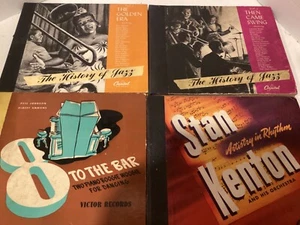78 RPM RECORD BOOKLET LOT of 4 - 18 total albums. History of Jazz, … - Picture 1 of 12