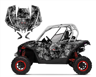 2013-16 Can am Maverick 1000R graphics wrap kit 24 mil premium vinyl 9500M - Image 1 of 4