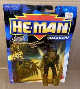 New Adventures He-Man 1990 STAGHORN Evil Mutants MOTU Mattel SEALED VHTF RARE - Bild 1 von 5