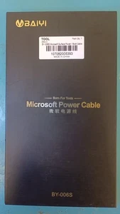 BY-006S Microsoft Surface Power / Boot Cable (Baiyi) | NEVER BEEN OPENED - Picture 1 of 4