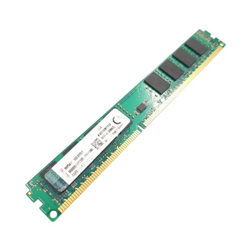 Barrette Mémoire 2Go RAM DDR3 Kingston KVR16N11/2 LOW DIMM PC3-12800U 1Rx8 - Photo 1/1