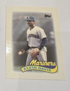 1988 Topps Card #72 Alvin Davis Seattle Mariners Ranked #4 - Picture 1 of 3