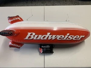 Budweiser Inflatable Blimp Bud One Airship 30" Blow Up Vintage Vtg - Picture 1 of 9