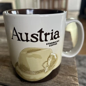 Taza de café Austria Starbucks 2016 Global Icon Collector Cup Osterreich 16 oz nueva - Imagen 1 de 4