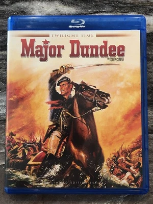 Major Dundee 1965 Twilight Time Blu-ray Directors Cut Theatrical 2 Disc Like New - Image 1 of 4