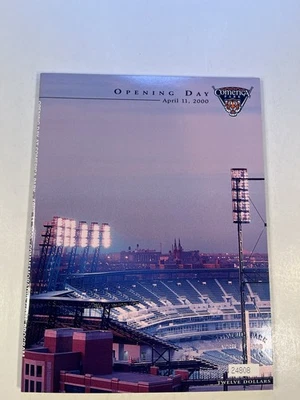 Comerica Park 1st Game Ever-Opening Day Detroit Tigers 4-11-00 Program-Near Mint - Image 1 of 4