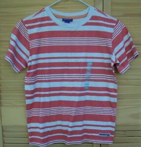 NAARTJIE KIDS terra cotta & tan striped t-shirt~boys size 9 years~XXXL~nwt~
