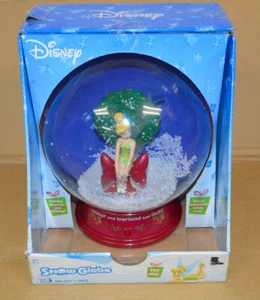 Globo da neve senza acqua Gemmy Disney Campanellino Natale Illuminazione/Musicale con Scatola - Foto 1 di 6