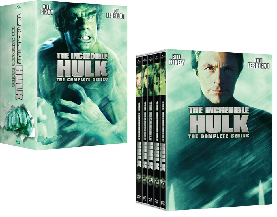 THE INCREDIBLE HULK 1-5 1977-1982: COMPLETE ORIGINAL TV Series - NEW US Rg1 DVD - Image 1 of 1