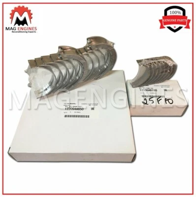 12209-AA650, 12108-AB180 GENUINE STD SIZE MAIN & CON ROD BEARING SET FA20D FA20F - Image 1 of 4