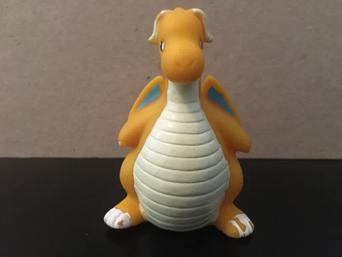 Pokemon Brand J. Franco & Sons Inc. 1999 Dragonite Rubber Water Bath Toy Figure Cover