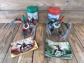 LEGO Bionicle Vahki Nuurahk and Vorzahk Complete with Discs, Manuals & Cannister