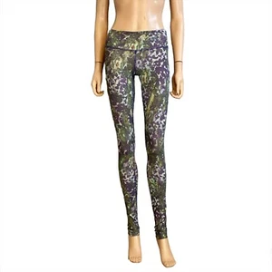 Lululemon Womens Wunder Under Legging Full On Luxtreme Iris Flower Sport Size 2 - Picture 1 of 8