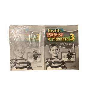 Abeka 3 Gesundheitssicherheit Manieren 3 Schüler Quiz Tests Arbeitsblätter + Lehrerschlüssel - Bild 1 von 2