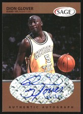 1999 SAGE Autographs Bronze #A21 Dion Glover /575