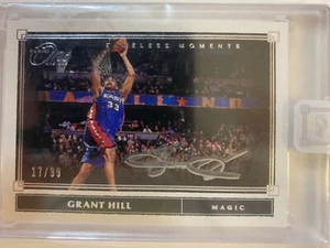 2019-20 Panini One & One Grant Hill Timeless Moments Silver Auto #TM-GHL #/99 - Foto 1 di 2