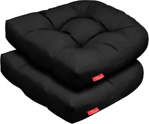 Wicker Cushions, Patio U-Shaped Tufted Chair Pads Decorative Seat Cushion Set - Picture 1 of 5