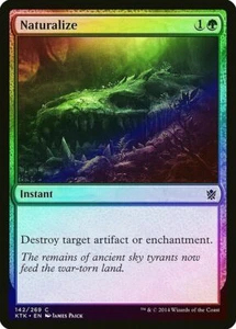 Japanese Naturalize FOIL Khans of Tarkir Near Mint MTG Magic DNA GAMES - Picture 1 of 1