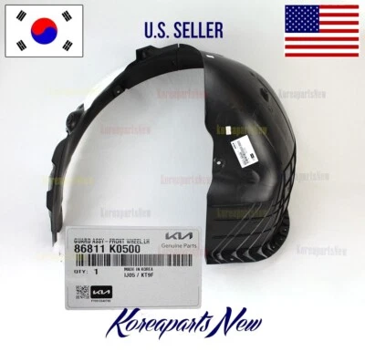 Forro guardabarros delantero izquierdo lado del conductor 86811K0500 ⭐OEM⭐ Kia Soul 2023-2025 Foto 1 de 2
