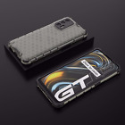 For Realme GT 5G, Luxury Matte Honeycomb Rugged Armor TPU Shockproof Case Cover