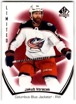 2021-22 SP Authentic Limited Red Jakub Voracek #30 - Image 1 of 2