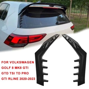 Fit For VW Volkswagen Golf 8 MK8 GTI GTD 2020-2023 Rear Window Side Spoiler Wing - Picture 1 of 12